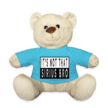 Space Travel Joke Planets Funny Quote Bday - Teddy Bear - atoll blue - Front
