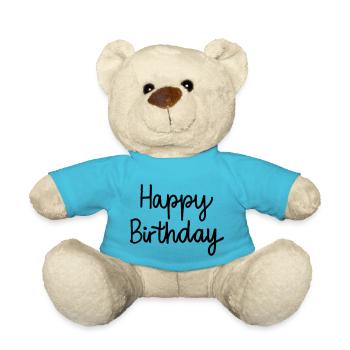 Birthday Bliss - Teddy Bear - atoll blue - Front