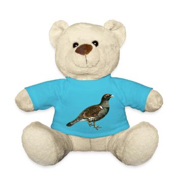 Bird forest animal - Teddy Bear - atoll blue - Front