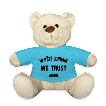 in pâté lorrain we trust - Nounours - bleu outremer - Devant