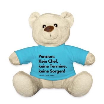 Pension: Kein Chef, keine Termine, keine Sorgen! - Teddy - Atollblau - Vorne