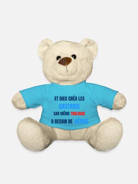 CASTRES - Nounours - bleu outremer