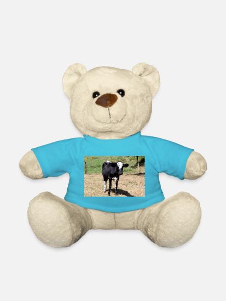 Kuh Poster - Teddy - Atollblau