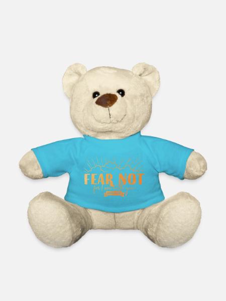 Fear not for I am with you - Teddy - Atollblau