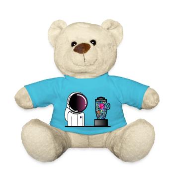 The urge to mix the universe - Teddy Bear - atoll blue - Front