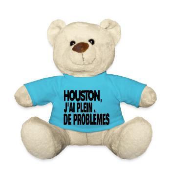houston j'ai plein de problèmes - Nounours - bleu outremer - Devant
