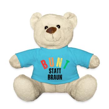 Bunt statt Braun - Teddy - Atollblau - Vorne