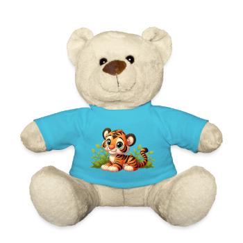 Tiger 10 - Teddy Bear - atoll blue - Front