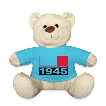 Sensationeller Jahrgang 1945 geboren - Teddy - Atollblau - Vorne