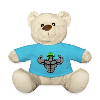 strong gorilla - Teddy - Atollblau - Vorne