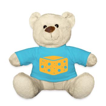 Design inspiriert von handwerklich hergestelltem Biskuitkäse - Teddy - Atollblau - Vorne