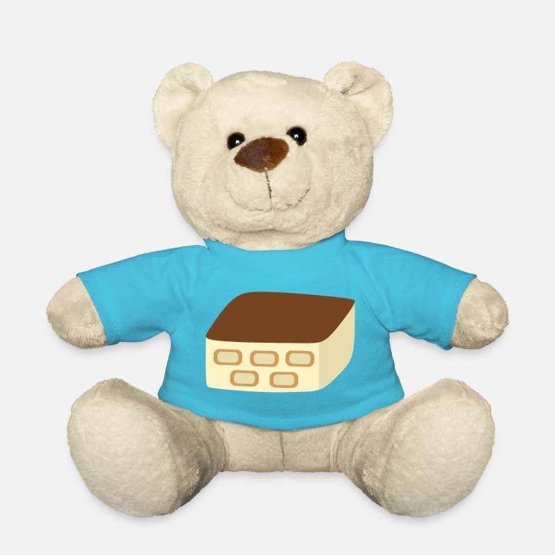 Gemütliches Tiramisu Design - Teddy - Atollblau