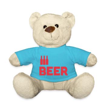 Bierliebhaber - Teddy - Atollblau - Vorne