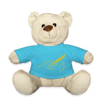 Guitare Rock and Roll - Nounours - bleu outremer - Devant