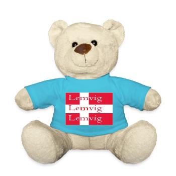 Drapeau Lemvig - Nounours - bleu outremer - Devant
