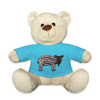 Babytapir - Teddy Bear - atoll blue - Front