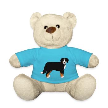 Bernese mountain dog head front - Teddy Bear - atoll blue - Front