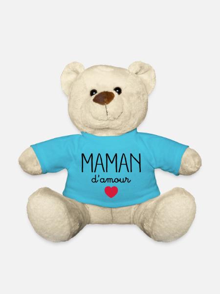 Maman D'Amour - Nounours - bleu outremer