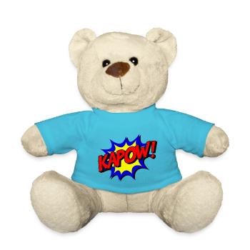 Comic "KAPOW!" - Teddy - Atollblau - Vorne