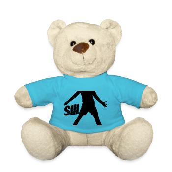 Siii! Torjubel im Fussball - Teddy - Atollblau - Vorne