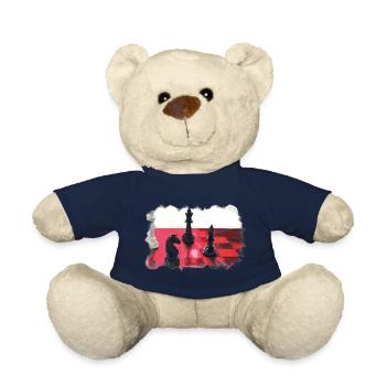 Schach mit König, Läufer und Springer - Teddy - French Navy - Vorne