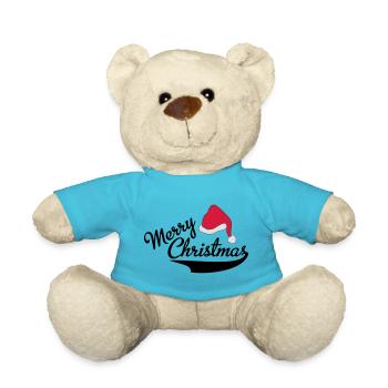 Jour de Noël - Nounours - bleu outremer - Devant