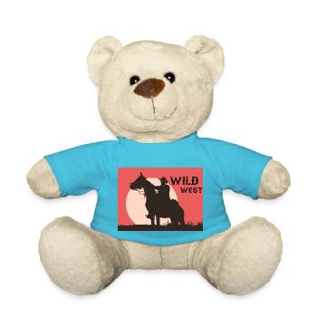 Wild West - Teddy Bear - atoll blue - Front
