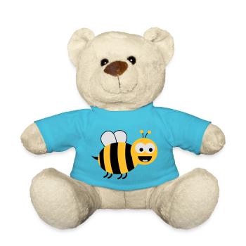 Funny Sweet Bee - Teddy - Atollblau - Vorne