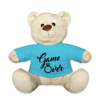game over - Teddy - Atollblau - Vorne