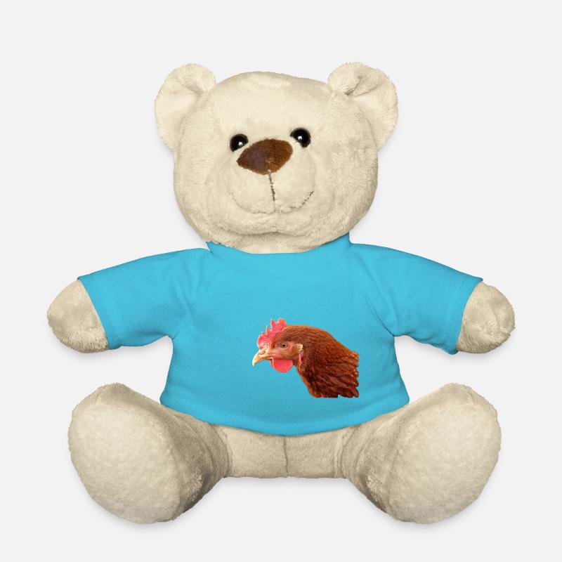 Legehuhn der Rasse Lohmann Brown - Teddy - Atollblau
