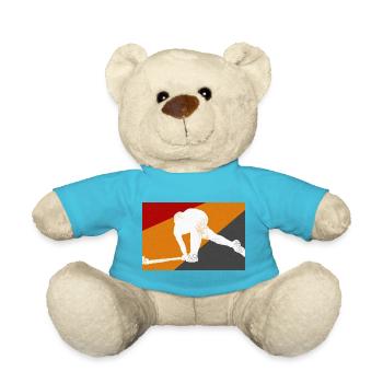 Joueur de hockey - Nounours - bleu outremer - Devant