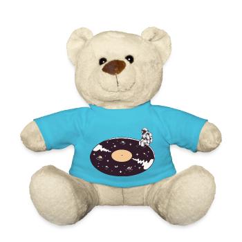 astronaut galaxy - Teddy Bear - atoll blue - Front