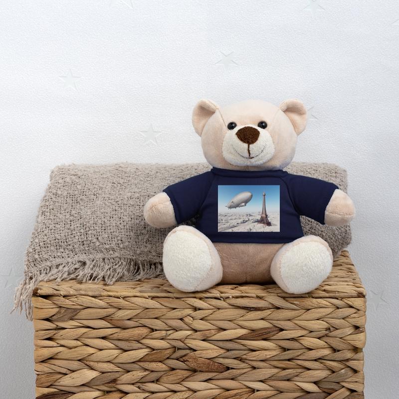 Zeppelin über dem Eiffelturm Teddy