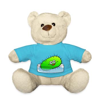 Happy Bacterium - Teddy - Atollblau - Vorne