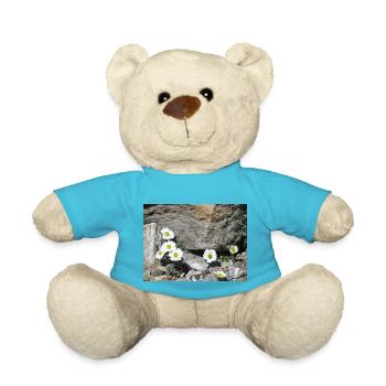 Alpine flowers - Teddy Bear - atoll blue - Front