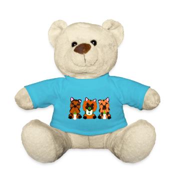 German shepherd puppy baby - Teddy Bear - atoll blue - Front