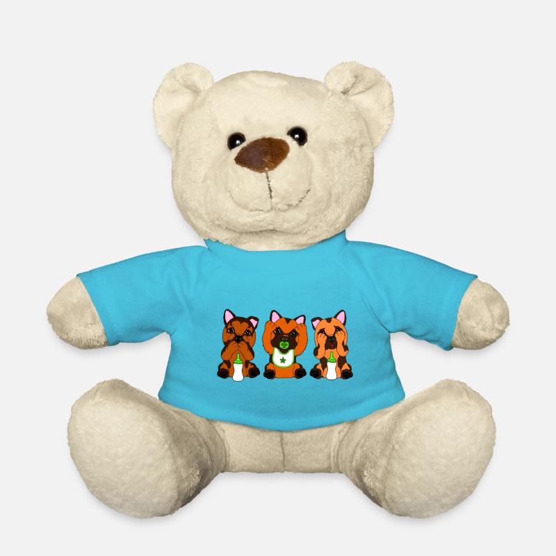 Deutsche Schäferhund Welpen Baby - Teddy - Atollblau