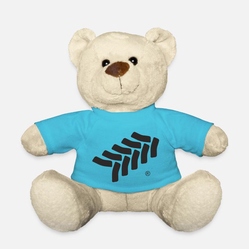 (k) une trace du chef (R) noir - Nounours - bleu outremer