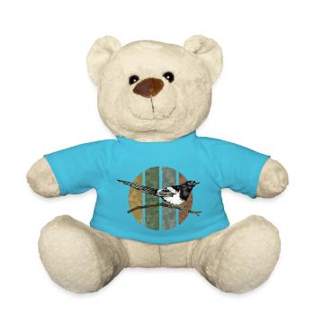 Oiseau - Nounours - bleu outremer - Devant