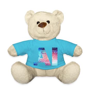 Artificial Intelligence - Teddy Bear - atoll blue - Front