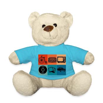 Vintage - Teddy Bear - atoll blue - Front