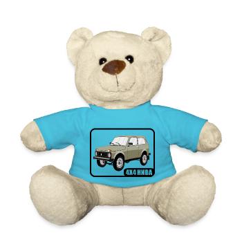Ladaa Niviaa 4x4 Geländewagen Offroad legende - Teddy - Atollblau - Vorne