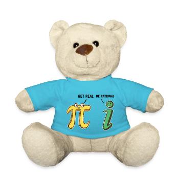 Cadeau d'enseignant amusant Get Real Be Rational - Nounours - bleu outremer - Devant