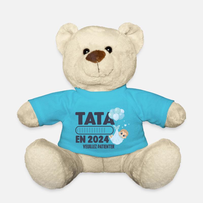 Annonce Grossesse Originale Future Tata En 2024 - Nounours - bleu outremer