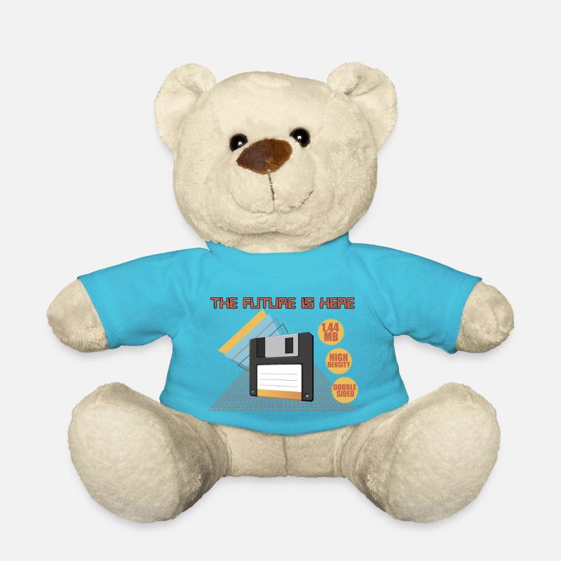 The future is here - Teddy Bear - atoll blue