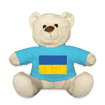 L’Ukraine signale distressed cool - Nounours - bleu outremer - Devant
