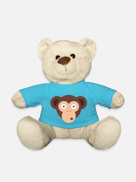 Singe singe - Nounours - bleu outremer