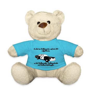 Blues Brothers Bluesmobil, Blues Mobile - Teddy - Atollblau - Vorne