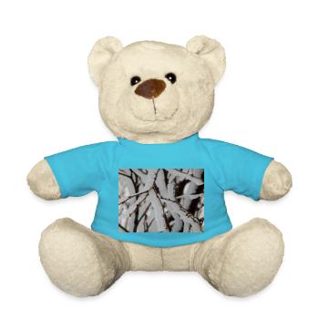 Ice on branches - Teddy Bear - atoll blue - Front