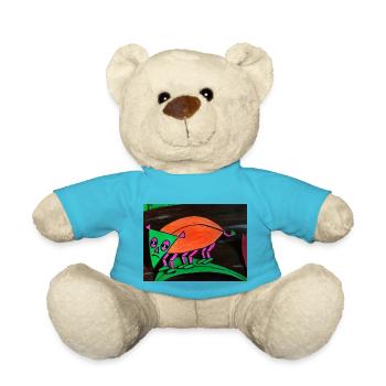 Bande dessinée / mino60art - Nounours - bleu outremer - Devant